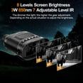 thumbnail image 3 of USCAMEL Night Vision Binoculars for Adults: 7 IR Infrared Levels, 3" IPS Night Vision Goggles for Day and Night, 32G SD Card for Photo & Video, 8x Digital Binoculars for Hunting Wildlife Watching, 3 of 9