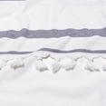 thumbnail image 6 of Impressions Ula Stripe Fouta Beach Towel with Tassels, 6 of 13