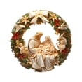 thumbnail image 3 of Adorno Navideño para Belén, Adorno Colgante para de Navidad, Decoración Coleccionable para Interiores Y Exteriores, Decoración de Puertas para E, 3 of 8