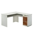 thumbnail image 1 of Sauder® Vista Key L-Desk, Pearl Oak™, 425846, 1 of 8