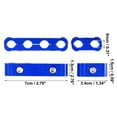 thumbnail image 3 of Unique Bargains 4 Set 8mm Car Auto Engine Spark Plug Wire Separator Looms Divider Organizer Clamp Aluminum Alloy Blue, 3 of 7