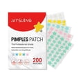thumbnail image 1 of Pimple Patches for Face Hydrocolloid Acne Patches Versitile Cute Star Zit Covers Spot Stickers Mild and non-irritating Patches 5 Color 3 Sizes, 1 of 5