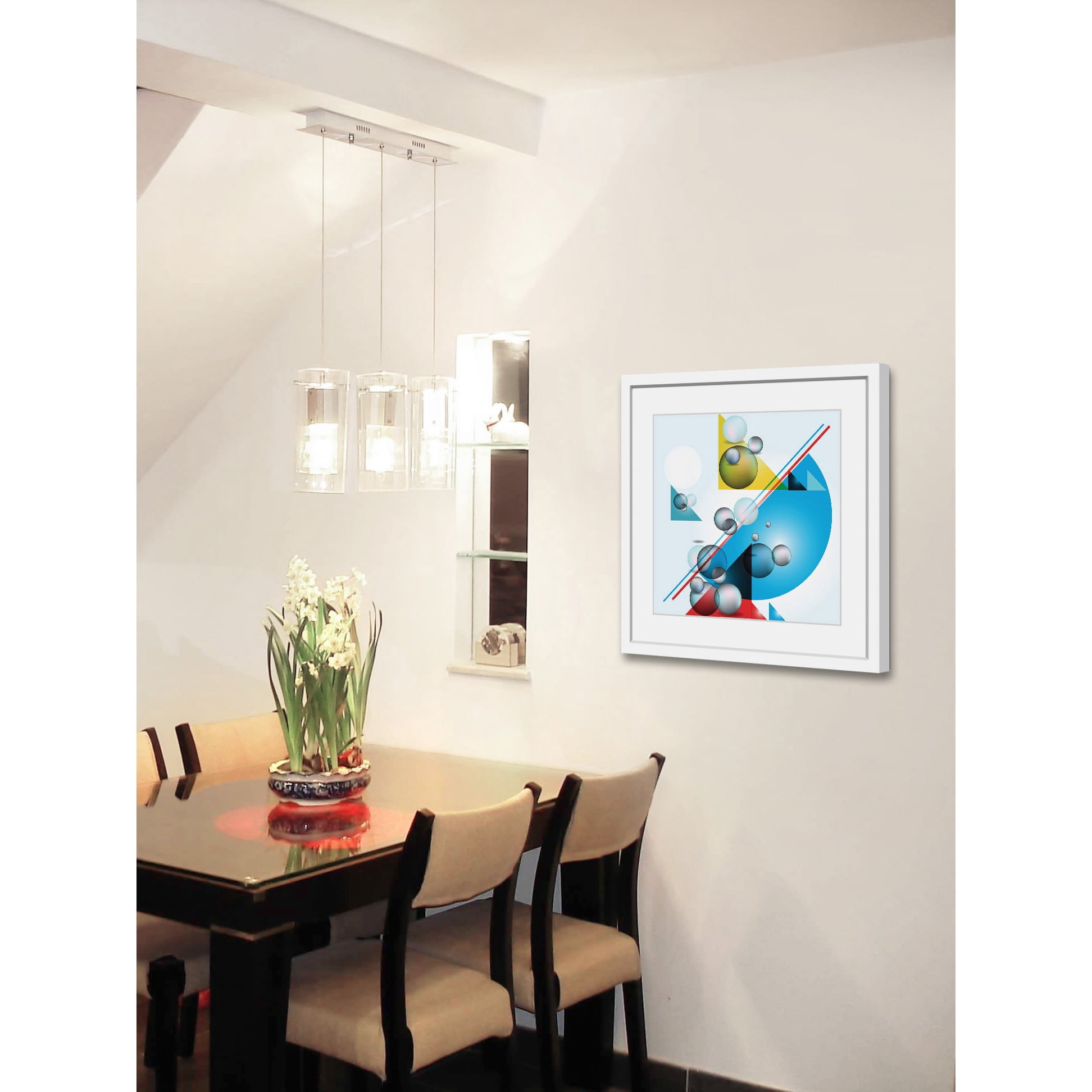 "Kinetic Design" Framed Painting Print