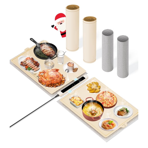 Alfombrilla térmica para alimentos ZCJSHX 122 x 41 cm, silicona ajustable