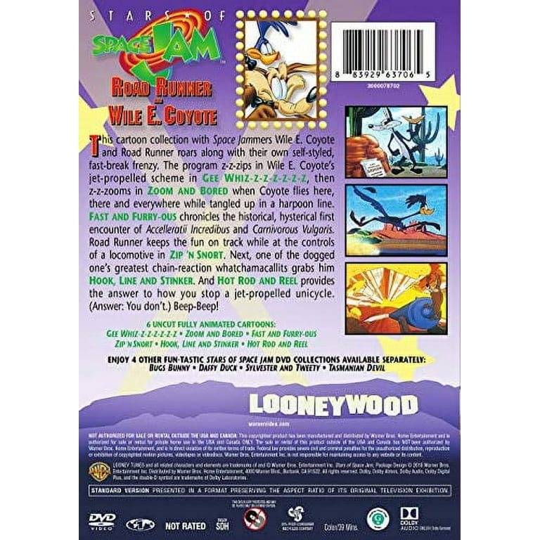 Stars of Space Jam: Road Runner & Wile E. Coyote (DVD New Box Art