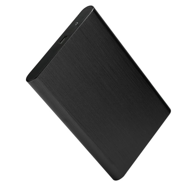 HDD Enclosure,USB2.0 Aluminum Alloy Brushed Hard Disk Box Mobile Hard Disk Box Eco-Friendly Materials