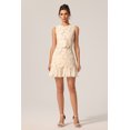 thumbnail image 3 of Vestido bellabarnetten Tanisha con cuello redondo y flores sin mangas, 3 of 8