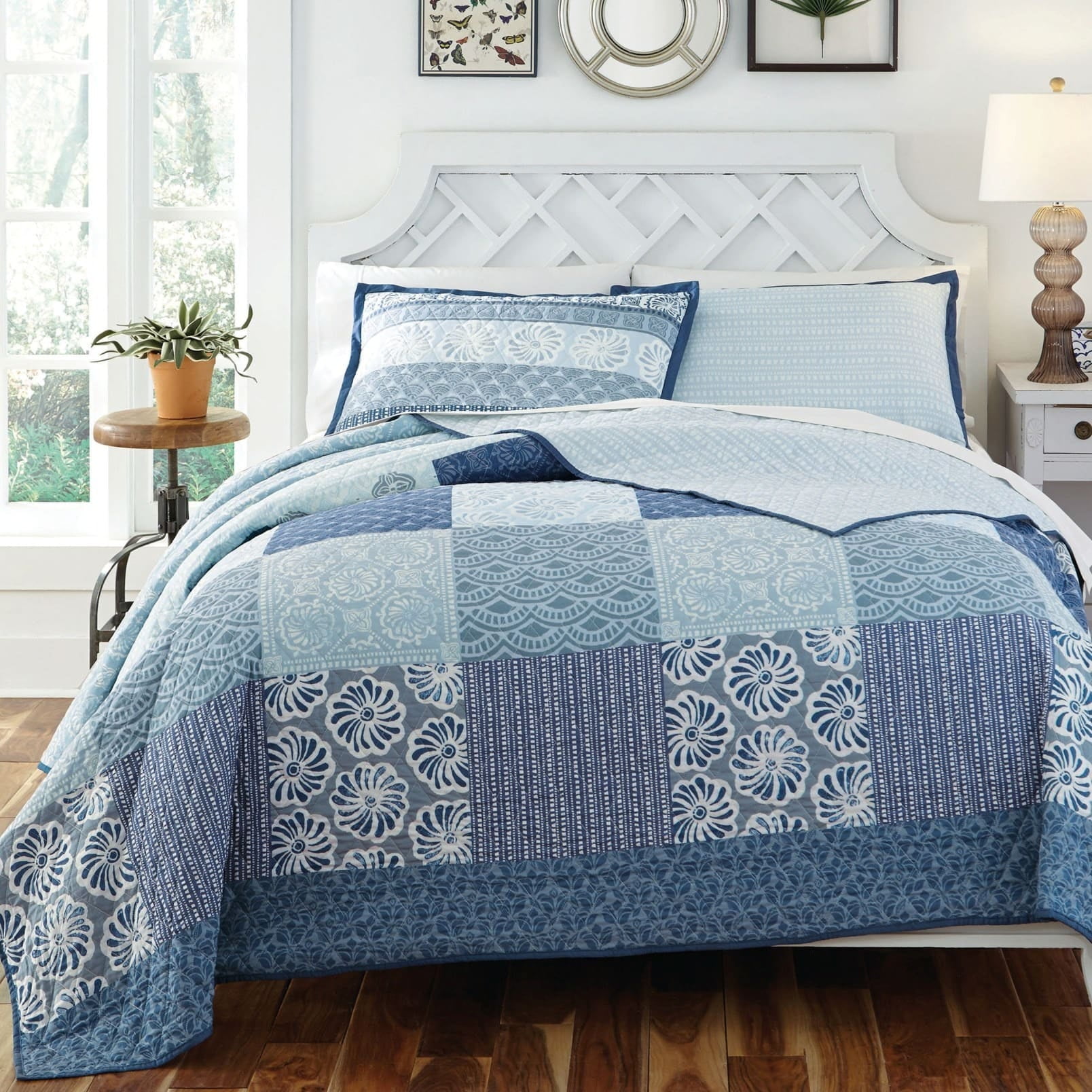 KD Spain Horizon 3-piece Cotton Quilt Set - Walmart.com