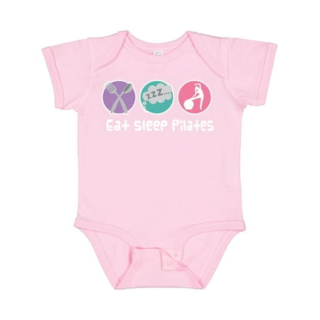

Inktastic Eat Sleep Pilates Gift Baby Girl Bodysuit