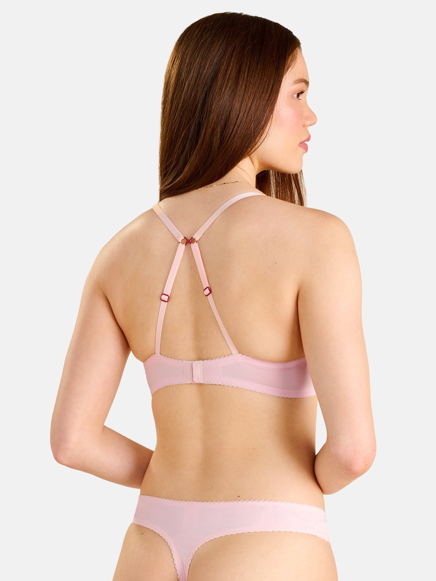 Fresh by Fruit of the Loom 2-Pack Embroidered Thong, Sizes XS to XXL