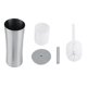 thumbnail image 1 of Herramienta de limpieza de baño de calidad hotelera para uso doméstico Juego de cepillos de baño de acero inoxidable con soporte duradero, 1 of 8