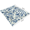 thumbnail image 2 of Blue Pioneer Flower and Bird Blanket,Comfortable Soft Flannel Throw Blanket,All Season,Warm Lightweight Blankets for Sofa Bed Couch Living Room Chair,50"x60"(130x150cm), 2 of 4