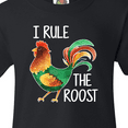 thumbnail image 4 of Inktastic Farmer I Rule The Roost Rooster Youth T-Shirt, 4 of 5