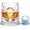 Grid, variant on 10oz Spinning Glasses for -lovers: 360? Rotating Glass with Iceball Mold for - Old Fashioned Glasses for Bar Party - Gifts for Men Dad Husband (Grid)