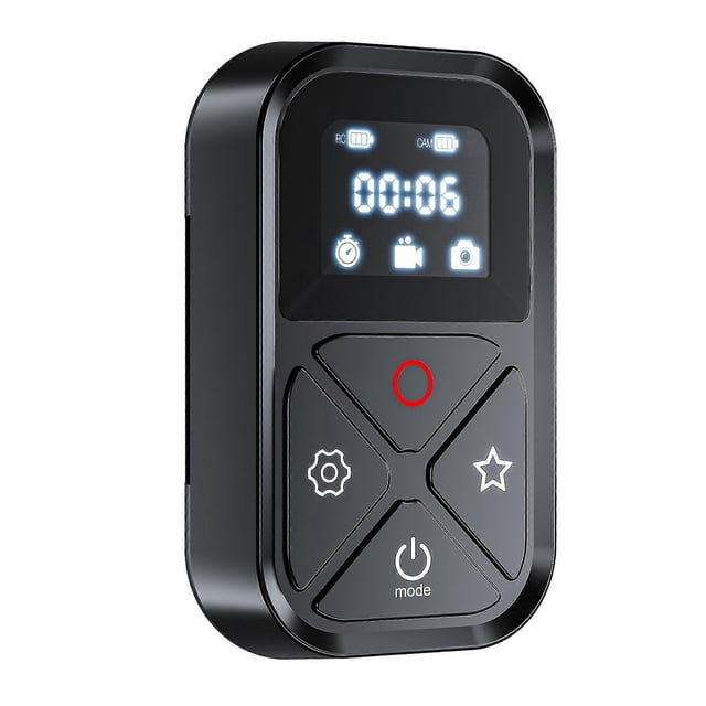 Telesin Gp-rmt-t10 Waterproof Smart Bt Wireless Remote Control With Led Display Screen 80 Meters Large Working Distance Replacement For Gopro 11 10 9
