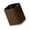 Mocha brown, variant on YIEMEEN Modern Wheeled Trash Can with Double Bucket Large Capacity 13L Waste Container