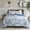 Navy, variant on Lush Decor Tropical Paradise Reversible Quilt, King, Green, 5-Pc Set