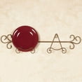 thumbnail image 2 of Galla Petite Plate Rack Satin Gold 2 Plate, 2 of 5