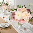 thumbnail image 3 of Artificial Flowers Combo Silk Mix Peony Rose Hydrangea Daisy Fake Spring Flowers w/Stem for DIY Wedding Bouquets Centerpieces Arrangements Table Decor Party Bridal Baby Shower Home Decor, 3 of 5