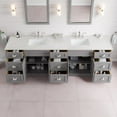 thumbnail image 6 of Epic 96 in. Gray Double Sink  Bath Vanity with Carrara Quartz Top and Undermount Porcelain Sinks, 6 of 11