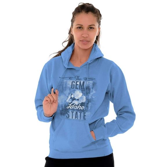 Idaho Cute State Flower Souvenir Hoodie Sweatshirt Women Brisco Brands S