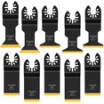 thumbnail image 1 of Oscillating Tool Blade JTWEB Titanium 10PCS for Wood/Metal, 1 of 7