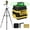 Yellow 1x360° horizontal and 1x120° vertical with tripod, variant on IKOVWUK 360° Green Self-Leveling Cross Line Laser Level with Tripod – Horizontal & Vertical Beam for Picture Hanging, Construction, Floor & Wall Tile