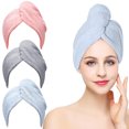 thumbnail image 1 of Toallas Para El Cabello Secado Toallas Para El Cabello Turbantes Para El Cabello Mojado 3 Uds sonducket AP005845-00, 1 of 6