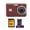 Red, variant on Kodak PIXPRO FZ45 Friendly Zoom Digital Camera (Black) Memory Card and Batteries