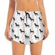 thumbnail image 2 of Balery Dachshund On A Skateboard Pantalones cortos deportivos para mujer con forro y dos bolsillos, elásticos, para entrenamiento, gimnasio, yoga-X-Large, 2 of 7