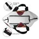 thumbnail image 4 of Balery Buffalo Check Plaid Bolsa Tote Estilo Estético con Cremalleras, Bolsa de Hombro, Bolsa de Compras Grande y Plegable, 4 of 8