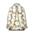 thumbnail image 3 of Cute Floral Dog Backpack - Feminine Yet Tough for School & Travel, Dog Print Gift, Lightweight with Reinforced Stitching, Holds Laptop & Textbooks Securely, 3 of 6