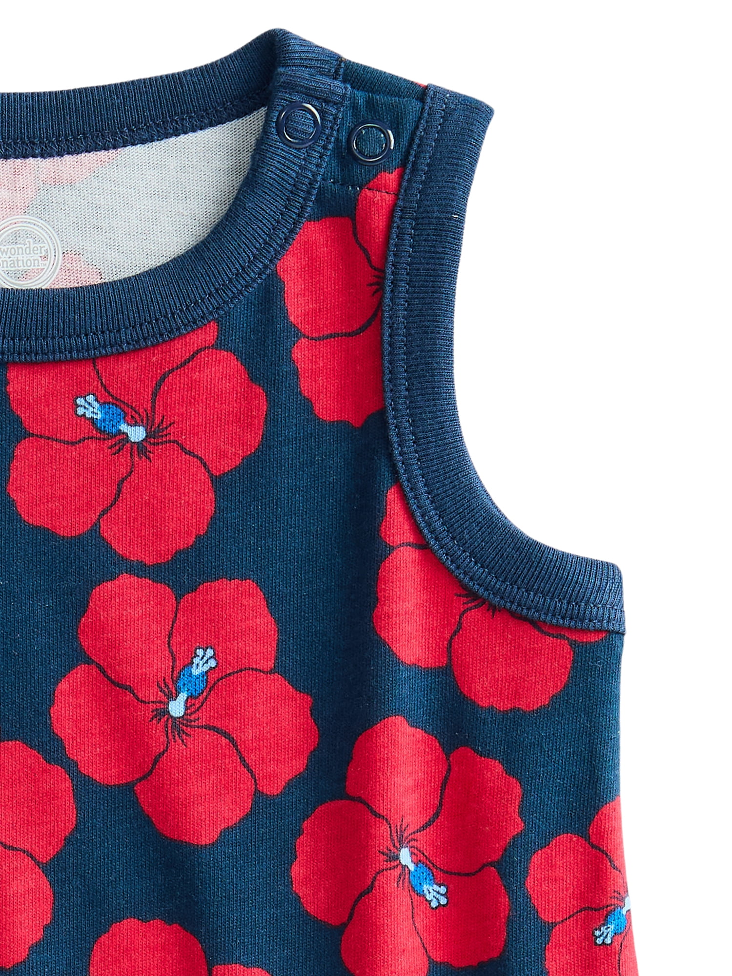 Wonder Nation Baby Boy Tank Romper, Sizes 0-24 Months