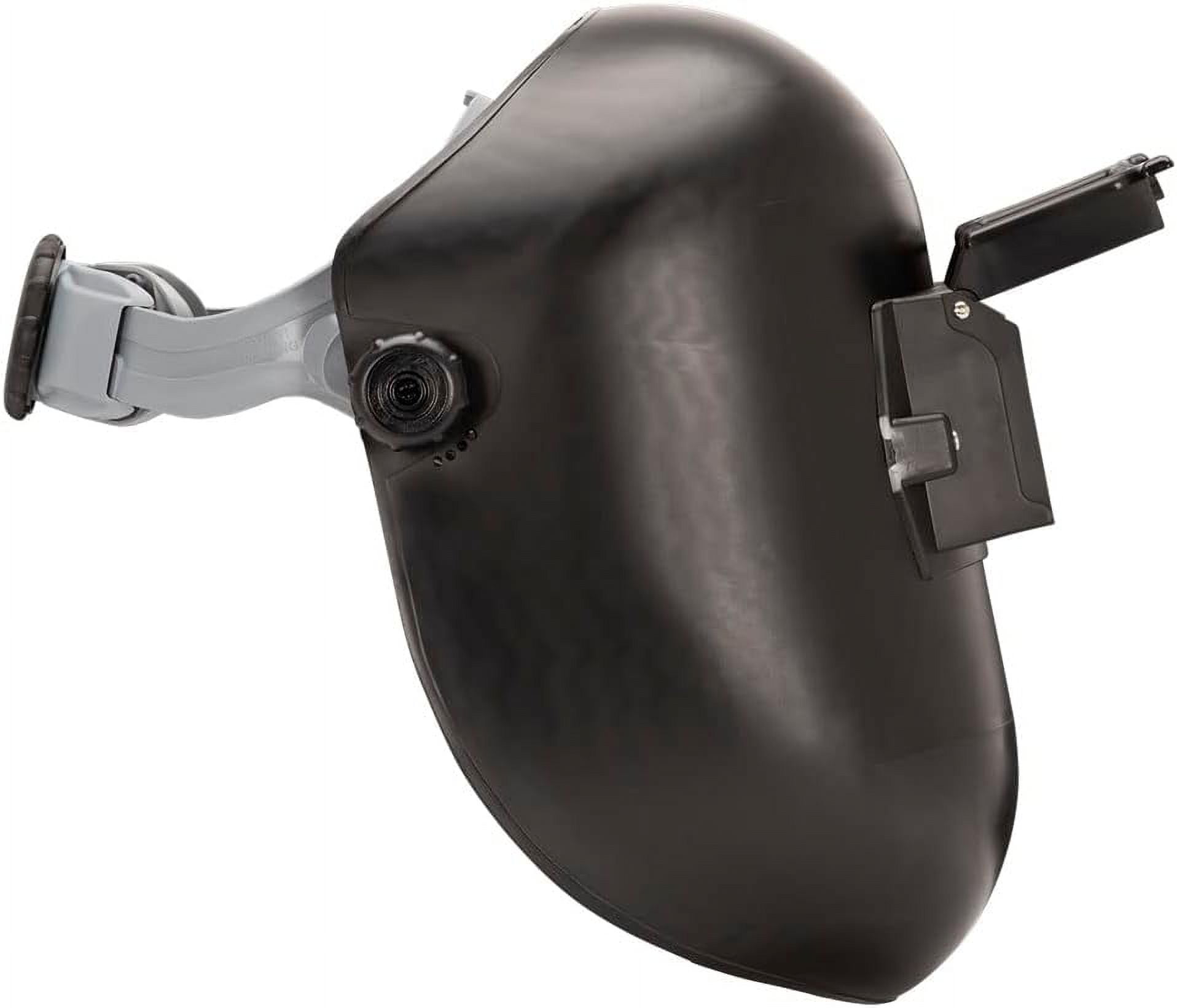 Jackson Safety Welding Helmet - Passive - Super Tuff Nylon - Lift Front - 2" x 4.25" Viewing Area - Shade 10 - 370 Speed Dial Headgear - Black - 280PL Series