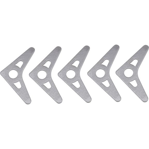 Speedway Motors Large Roll Cage Chassis Bar Steel Weld Gusset Plates with Holes Heavy Duty Reinforcement Tabs 3 x 4 Inch 1/8 Inch Thick Universal Fit 5 Pack