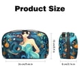 thumbnail image 5 of Mermaid Oxford Fabric Waterproof Portable Hard Drive Bag and Case with Cord Storage and Travel Charger Organizer for Electronic Devices - 5.9x9.44x3.14 in, 5 of 6