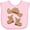 AD-Pink, variant on Western Style Boy Boots Boys or Girls Baby Bib