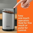 thumbnail image 3 of Krups Fast-Touch Stainless Steel Coffee and Spice Grinder, GX204, 3 of 7