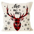 thumbnail image 1 of Panxico Housses de Coussin de Noël, Ornements de Noël Rouges, Housses de Coussin Joyeux Noël 18 X 18 Pouces 4 Styles au Choix Décorations de Noël en Solde, Housses de Coussin, Liquidation, 1 of 1