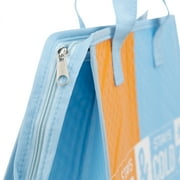 (2 pack) Walmart Reusable Insulated Freezer Bag with Zipper, Eco-Friendly Grocery Carrier, 22 lbs Capacity