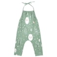 thumbnail image 2 of Girls' Jumpsuits Rompers Summer Casual Sleeveless Rompers With Pockets Spaghetti Strap Romper Cartoon Winter Elements 6T, 2 of 7