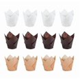 thumbnail image 3 of Tulips Muffin Cups Made Of Paper, 150 Pieces Cupcake Baking Cups, 3 of 3