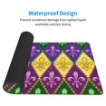 thumbnail image 3 of Sikiie Mardi Gras4 Mouse Pad, 16x29.5 Mousepad Desk Mat in Anti-Slip Rubber Mousepads Mat for Game Office Laptop Computer, 3 of 8