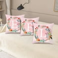 2024 Most Popular Pillow Case 26 English Letter Peach Skin Pillow Sofa