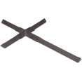 thumbnail image 4 of Patina Bronze 15 x 12 inch Metal Wall Cross, 4 of 6