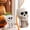 White-2, variant on Halloween Skull Resin Planter Pot Flower Bucket Vase, Gothic Skeleton Candy Bowl for Succulents Plants, Indoor Outdoor Garden Decor Ornament Container 3x2.4x6 Inch