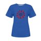 thumbnail image 3 of Tops Cortos para Mujeres Bandera de Moda Impresa Cuello Redondo, Camiseta de Manga 3/4 para Uso Diario, Casero Y Cómodo, 3 of 4