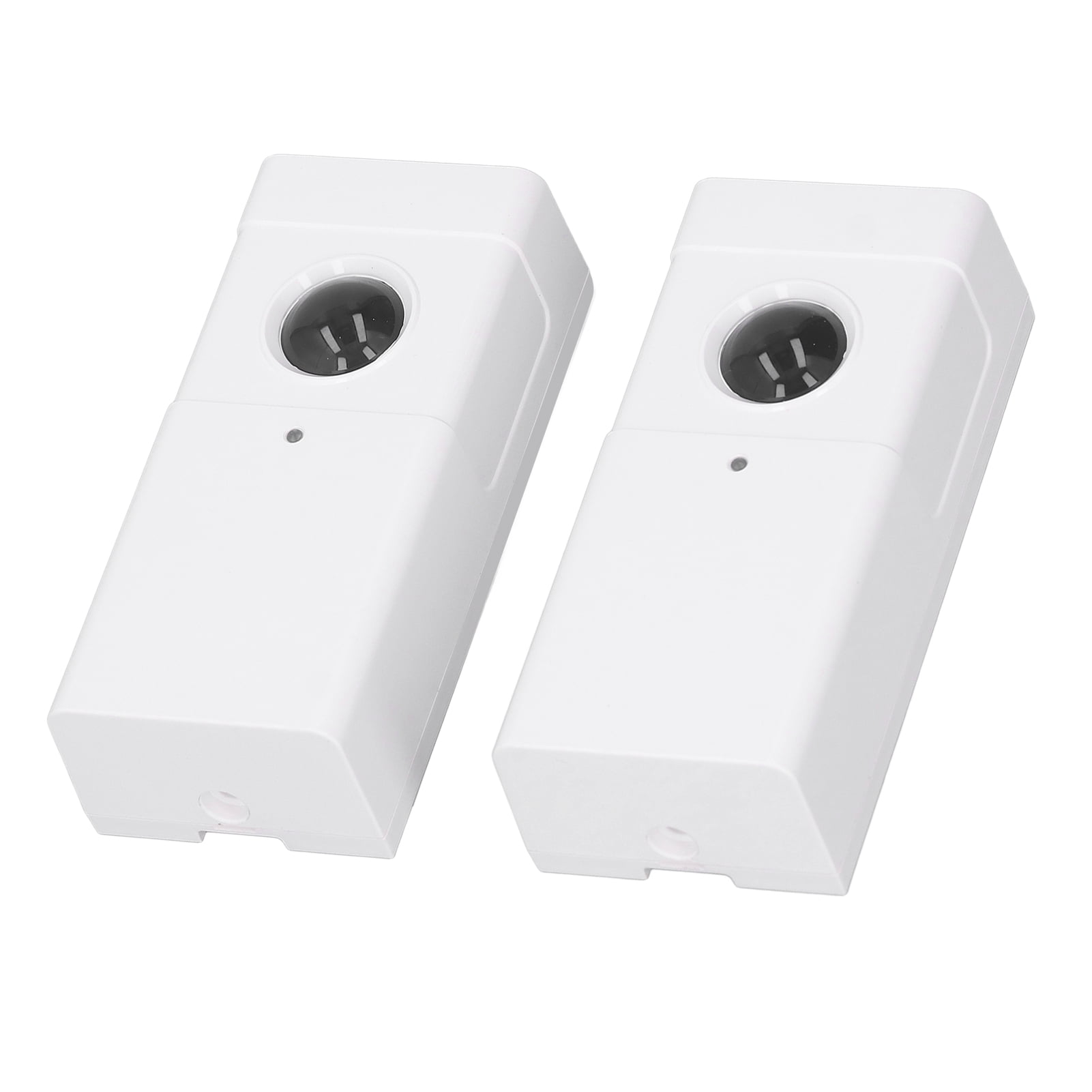 NFTIGB Single Beam Infrared Photocells Motion Detector For Door Gate Opener, 98.43ft Range 12-24V IP65 Outdoor Security Anti-Theft Sensor System, White