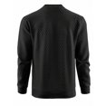 thumbnail image 4 of WTOBBY Men's Sweatshirt with Casual V-Neck and Long Sleeve Design, Color Block Pullover Knit Top for Outdoor and Street Style Wear,Black XL, 4 of 8