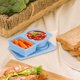 thumbnail image 5 of Caja de refrigerios con doble compartimento, caja de condimentos, caja bento, mini embalaje para acampar con tapa, caja de refrigerios, un ataúd, 5 of 9